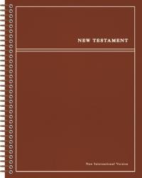  Niv, Journal the Word Bible, Single-Column, Spiral-Bound Edition, New Testament, Cloth Hardcover Spiral, Red, Red Letter, Comfort Print: With Extra-La 