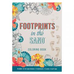  Footprints in the Sand Coloring Book 