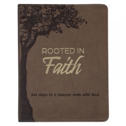  Devotional Rooted in Faith Faux Leather 