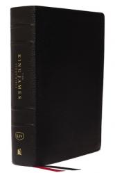  The King James Study Bible, Genuine Leather, Black, Indexed, Full-Color Edition 