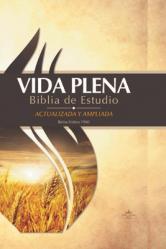  Rvr 1960 Vida Plena Biblia de Estudio Tapa Dura / Fire Bible Hardcover 