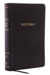  KJV, Reference Bible, Personal Size Giant Print, Bonded Leather, Black, Red Letter Edition 