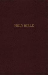 KJV, Deluxe Reference Bible, Super Giant Print, Imitation Leather, Burgundy, Indexed, Red Letter Edition 