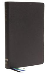  Net Bible, Thinline Large Print, Leathersoft, Black, Comfort Print: Holy Bible 