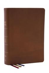  Net Bible, Full-Notes Edition, Genuine Leather, Brown, Indexed, Comfort Print: Holy Bible 