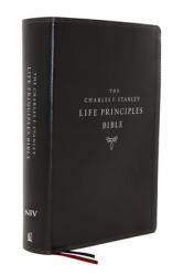  Niv, Charles F. Stanley Life Principles Bible, 2nd Edition, Leathersoft, Black, Comfort Print: Holy Bible, New International Version 