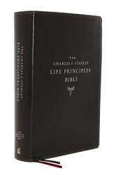  Nasb, Charles F. Stanley Life Principles Bible, 2nd Edition, Leathersoft, Black, Comfort Print: Holy Bible, New American Standard Bible 