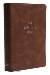  NKJV, Abide Bible, Leathersoft, Brown, Red Letter Edition, Comfort Print: Holy Bible, New King James Version 