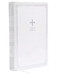  Nrsv, Catholic Bible, Gift Edition, Leathersoft, White, Comfort Print: Holy Bible 