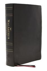  Esv, MacArthur Study Bible, 2nd Edition, Genuine Leather, Black, Thumb Indexed: Unleashing God\'s Truth One Verse at a Time 