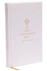  Nabre, New American Bible, Revised Edition, Catholic Bible, First Communion Bible: New Testament, Hardcover, White: Holy Bible 