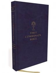  Nabre, New American Bible, Revised Edition, Catholic Bible, First Communion Bible: New Testament, Leathersoft, Blue: Holy Bible 