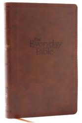  Nkjv, the Everyday Bible, Brown Leathersoft, Red Letter, Comfort Print: 365 Daily Readings Through the Whole Bible 