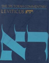  The JPS Torah Commentary: Leviticus 