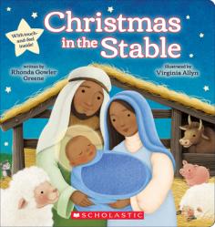  Christmas in the Stable (Touch-And-Feel Board Book) 