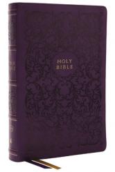  KJV Holy Bible with 73,000 Center-Column Cross References, Purple Leathersoft, Red Letter, Comfort Print: King James Version 