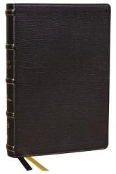  KJV Holy Bible with Apocrypha and 73,000 Center-Column Cross References, Black Genuine Leather, Red Letter, Comfort Print: King James Version 