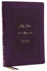  KJV Holy Bible: Giant Print Thinline Bible, Purple Leathersoft, Red Letter, Comfort Print: King James Version (Vintage Series) 