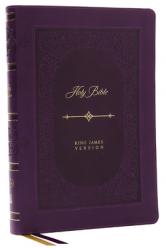  KJV Holy Bible: Giant Print Thinline Bible, Purple Leathersoft, Red Letter, Comfort Print (Thumb Indexed): King James Version (Vintage Series) 