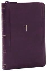  NKJV Compact Paragraph-Style Bible W/ 43,000 Cross References, Purple Leathersoft with Zipper, Red Letter, Comfort Print: Holy Bible, New King James V 