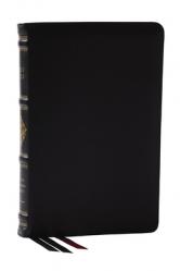  RSV Personal Size Bible with Cross References, Black Premium Goatskin Leather, Premier Collection, (Sovereign Collection) 
