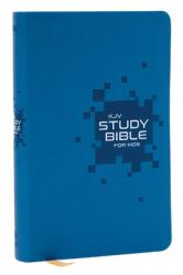  KJV Study Bible for Kids, Blue Leathersoft: The Premier Study Bible for Kids, Red Letter 