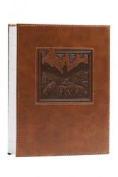  NKJV New Testament, Tracing Edition: Engaging the Scripture Word by Word (Brown Leathersoft Over Board) 