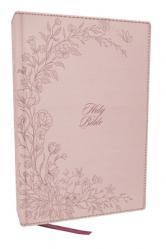  KJV Large Print Bible, Journal the Word: Reflect, Journal or Create Art Next to Your Favorite Verses (Pink Cloth Over Board, Red Letter, Comfort Print 