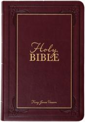  KJV Holy Bible Giant Print Compact Garnet 