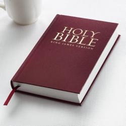  KJV Standard Size Hardcover Church Edition: Burgundy 