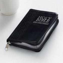  KJV Mini Pocket Edition: Zippered Black 