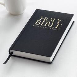  KJV Standard Size Hardcover Church Edition: Black 