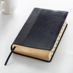 KJV Giant Print Lux-Leather 2-Tone Black 