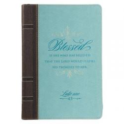  Journal Lux-Leather W/Zipper B 