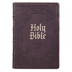  KJV Bible Giant Print Full Size Dark Brown 