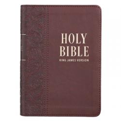  KJV Compact Large Print LL Brown 