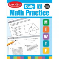 Daily Math Practice, Grade 6 Te-Ls Cpq 