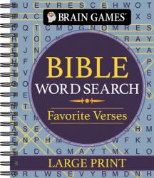  Brain Games - Bible Word Search: Favorite Verses - Large Print 