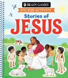  Brain Games - Sticker Activity: Stories of Jesus (for Kids Ages 3-6) 