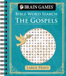  Brain Games - Bible Word Search: The Gospels - Large Print 