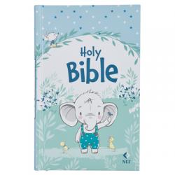  Bible NLT Infant (Hardcover, Blue) 