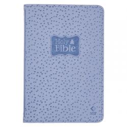  NLT New Testament with Psalms Keepsake Holy Bible for Baby Boys, New Living Translation, Blue 