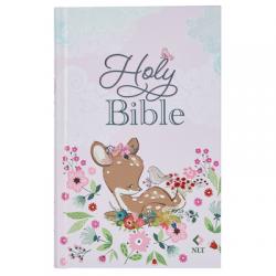  Bible NLT Infant (Hardcover, Pink) 