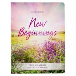  Devotional New Beginnings Pink Floral Softcover Feb. 