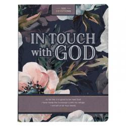  Devotional in Touch with God Floral Softcover Jan. 