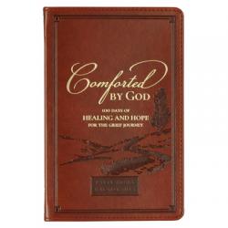 Devotional Comforted by God Faux Leather 
