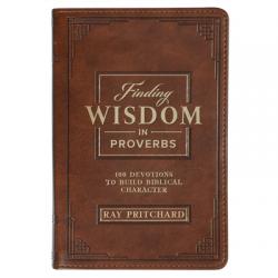  Devotional Finding Wisdom in Proverbs Faux Leather 