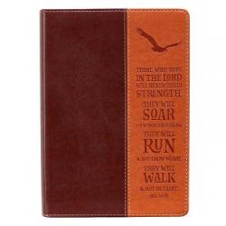  Wings Like Eagles Classic Lux-Leather Journal 