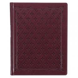  KJV Holy Bible, Large Print Note-Taking Bible, Faux Leather Hardcover - King James Version, Burgundy 