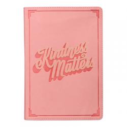  With Love Classic Journal Kindness Matters Inspirational Notebook W/Ribbon Marker, Faux Leather Flexcover, 336 Lined Pages [Leather Bound] with Love 